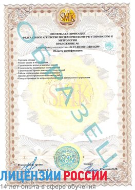 Образец сертификата соответствия (приложение) Лабинск Сертификат ISO 14001